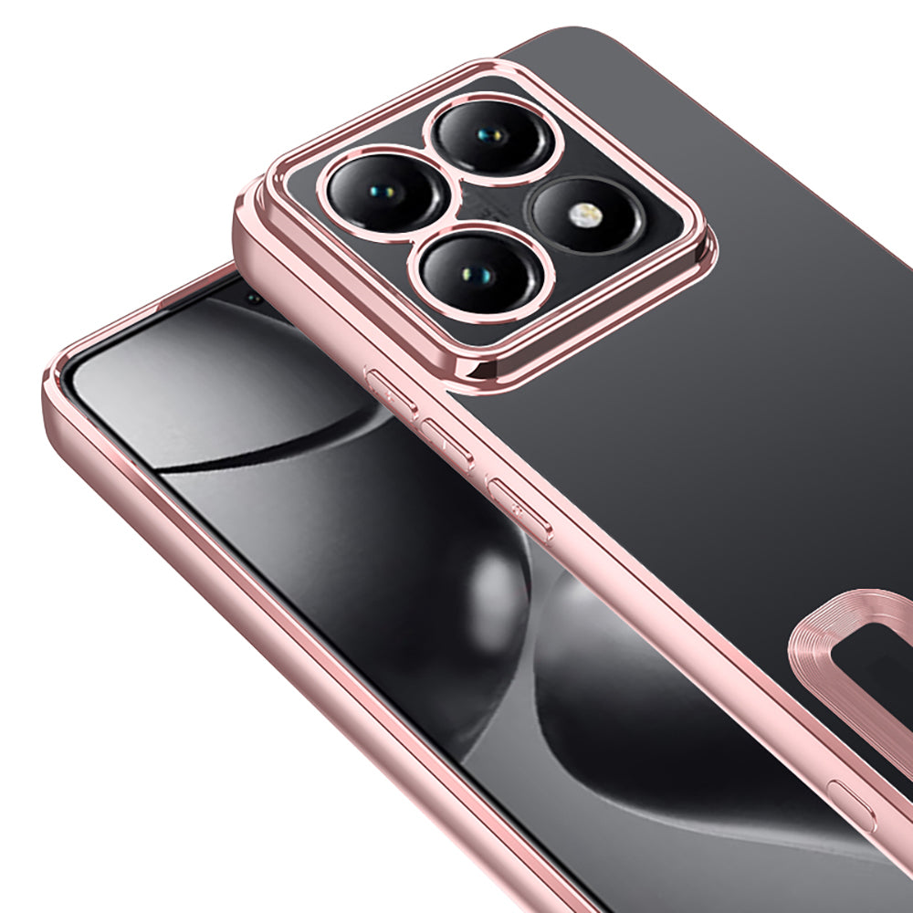 Xiaomi 14T Pro Case Camera Protection Logo Showing Zore Omega Cover Gold