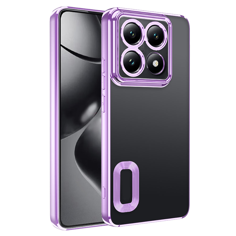 Xiaomi 14T Pro Case Camera Protection Logo Showing Zore Omega Cover Silver