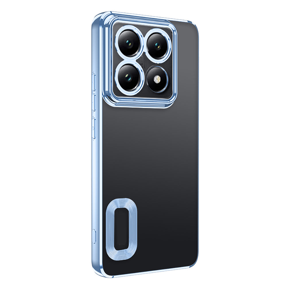Xiaomi 14T Pro Case Camera Protection Logo Showing Zore Omega Cover Blue