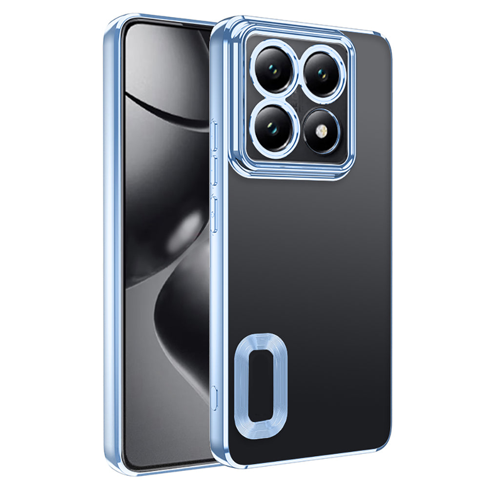 Xiaomi 14T Pro Case Camera Protection Logo Showing Zore Omega Cover Silver
