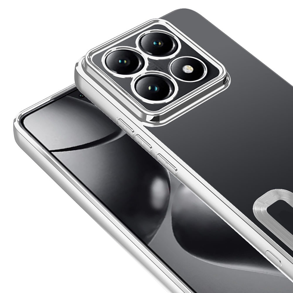 Xiaomi 14T Pro Case Camera Protection Logo Showing Zore Omega Cover Gold