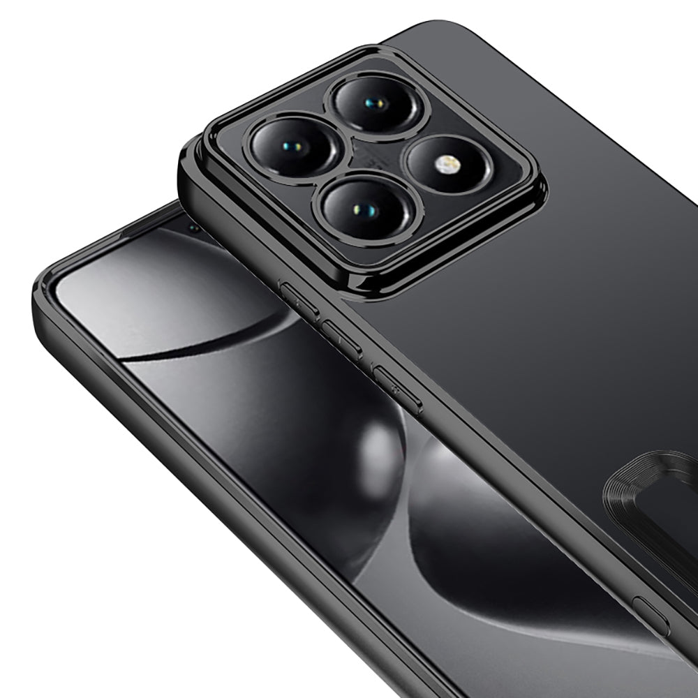 Xiaomi 14T Pro Case Camera Protection Logo Showing Zore Omega Cover Rose Gold
