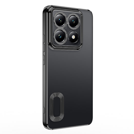 Xiaomi 14T Pro Case Camera Protection Logo Showing Zore Omega Cover Black
