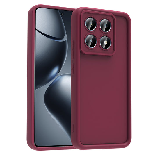 Xiaomi 14T Pro Case Camera Protection Zore Pineapple Cover Plum