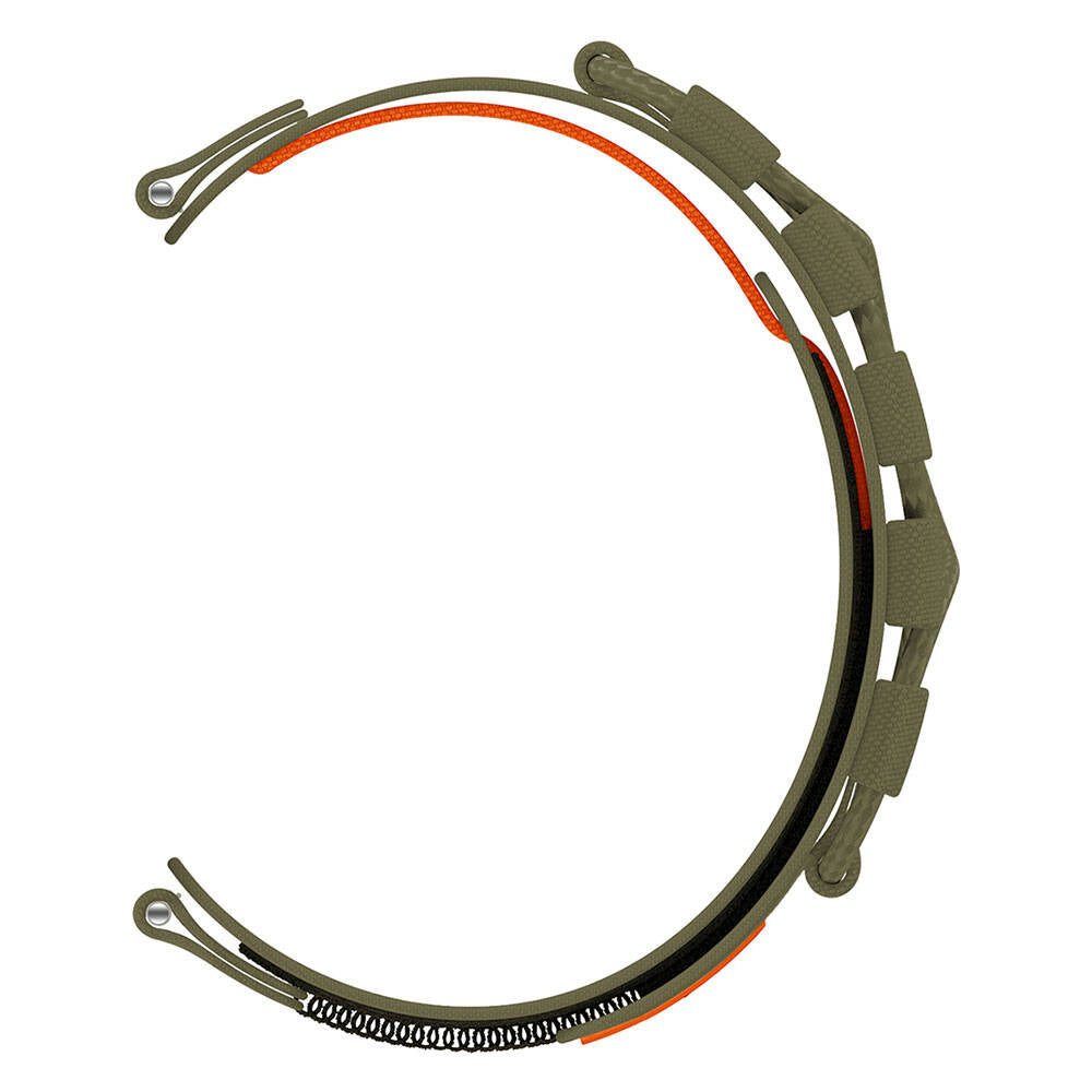 Xiaomi Amazfit Pace Zore KRD-112 22mm Orbital Braided Rope Design Nylon Fabric Mesh Strap Orange