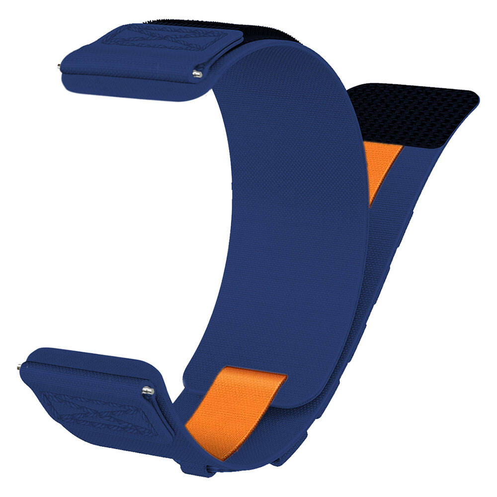 Xiaomi Amazfit Pace Zore KRD-112 22mm Orbital Braided Rope Design Nylon Fabric Mesh Strap Orange