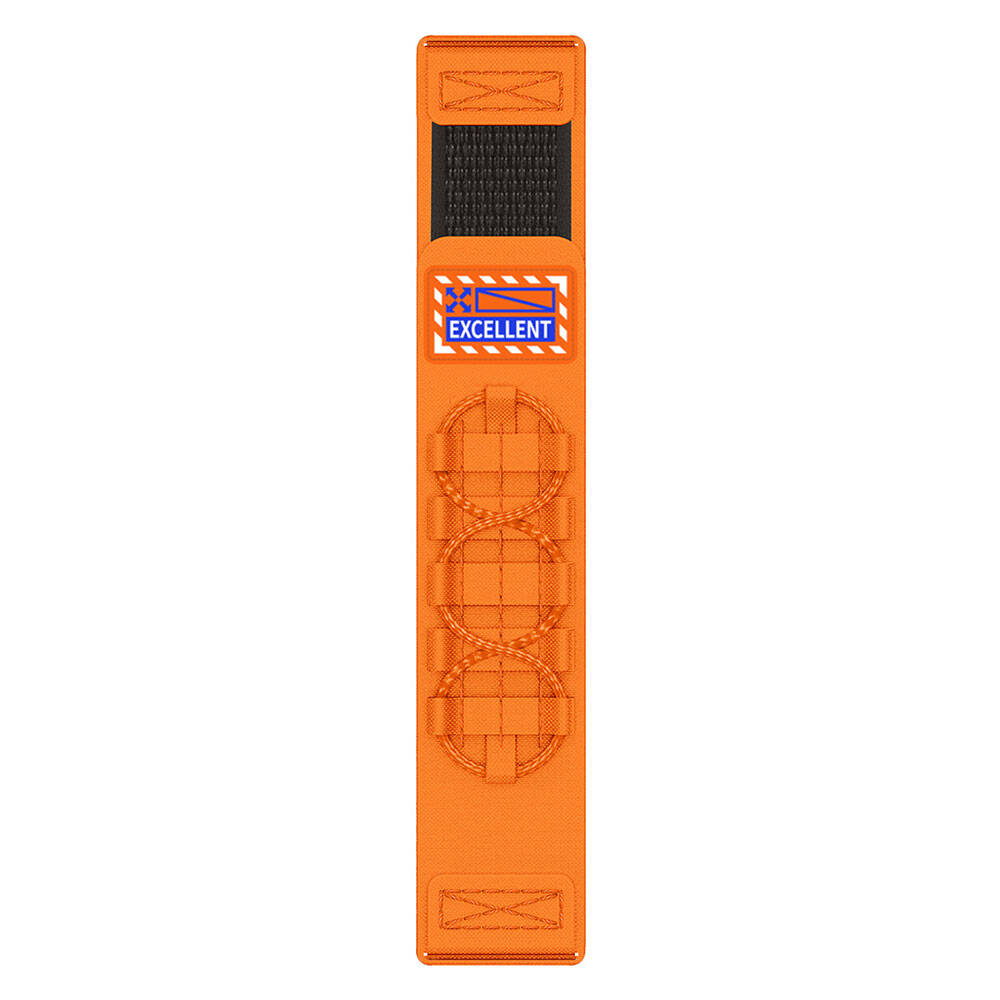 Xiaomi Amazfit Pace Zore KRD-112 22mm Orbital Braided Rope Design Nylon Fabric Mesh Strap Orange