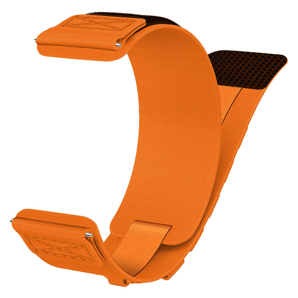 Xiaomi Amazfit Pace Zore KRD-112 22mm Orbital Braided Rope Design Nylon Fabric Mesh Strap Orange