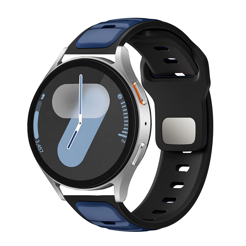 Xiaomi Amazfit Pace Zore KRD-135 22mm Silicone Band Strap Navy Blue-Black