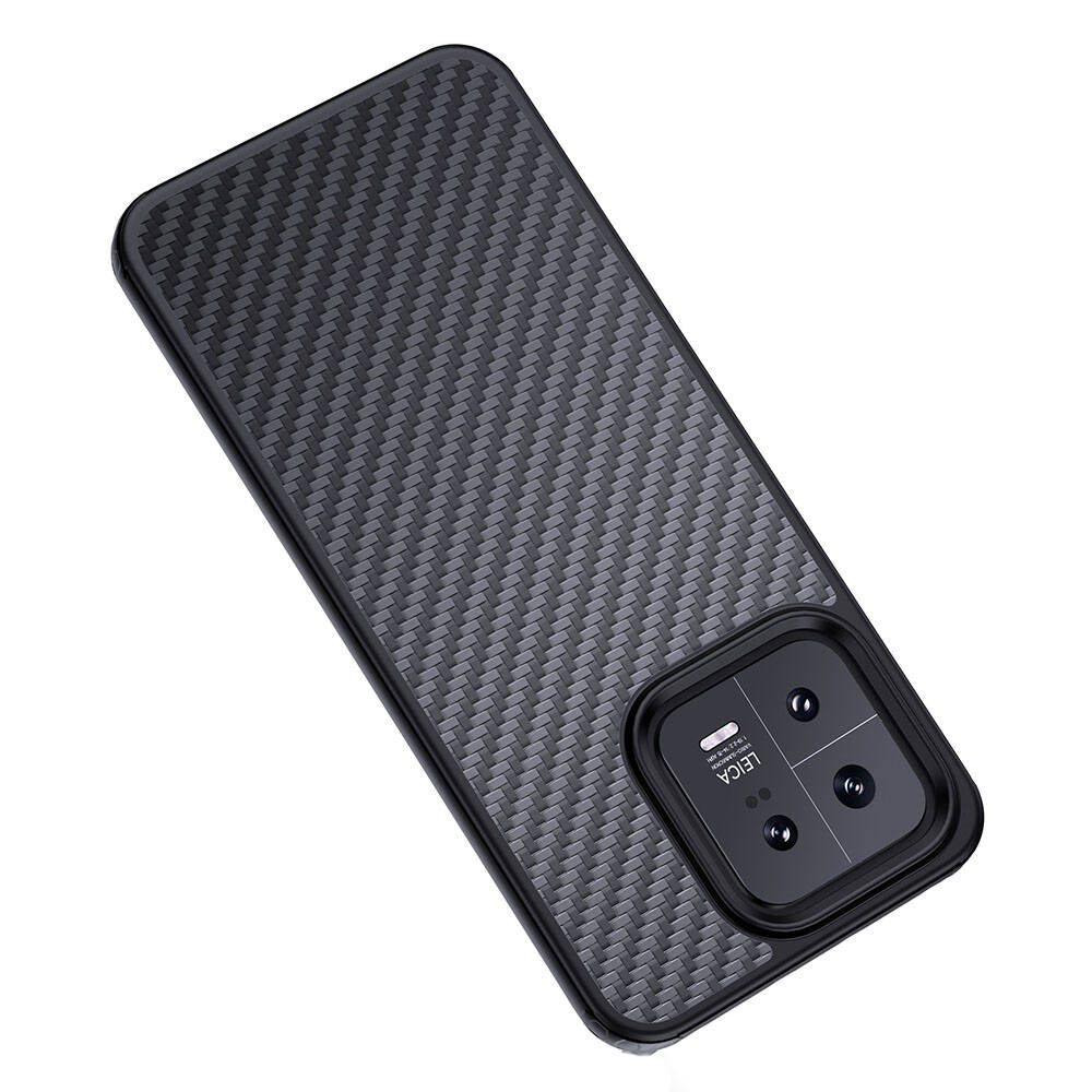 Xiaomi Mi 13 Case Aramid Carbon Fiber M-safe Featured Wlons Radison Cover Black