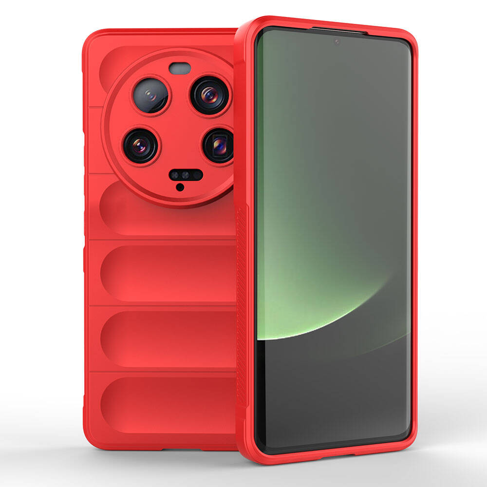 Xiaomi Mi 13 Ultra Case Flexible TPU Hollow Back Surface Design Zore Ethnic Silicone Cover Dark Green
