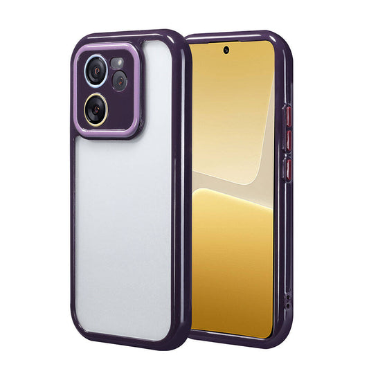 Xiaomi Mi 13T Pro Case Camera Protection Colorful Edge and Frame Design Zore Vitamin Cover Deep Purple