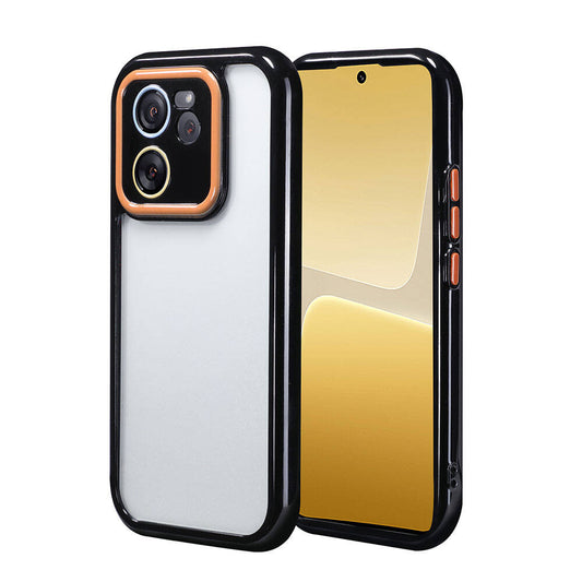 Xiaomi Mi 13T Pro Case Camera Protection Colorful Edge and Frame Design Zore Vitamin Cover Black