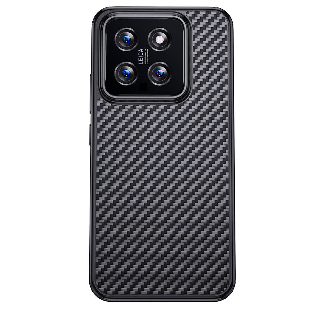 Xiaomi Mi 14 Pro Case Aramid Carbon Fiber M-safe Featured Wlons Radison Cover Black