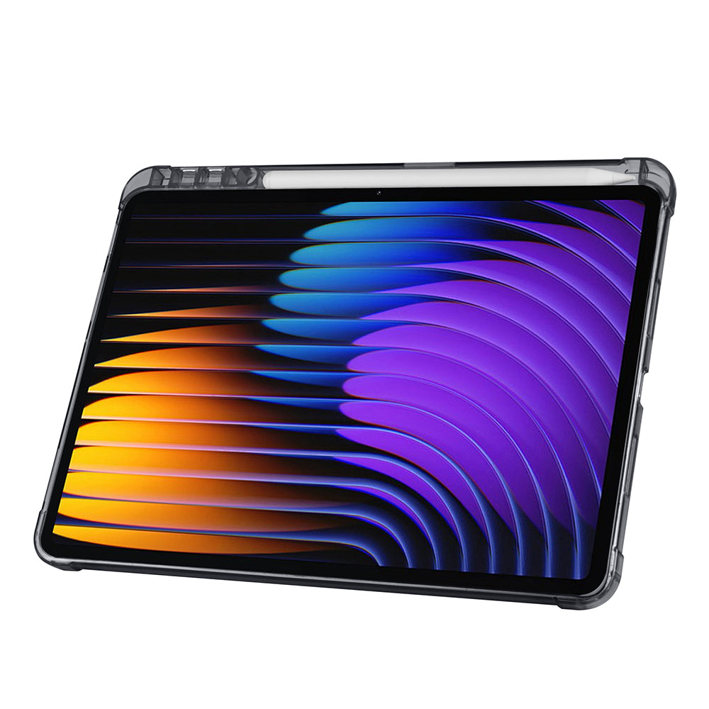 Xiaomi Pad 7 Case Zore Tri Folding Stand Case with Pen Compartment Blue