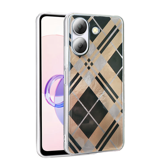 Xiaomi Poco C65 Case Patterned Zore Mep Cover Geometric
