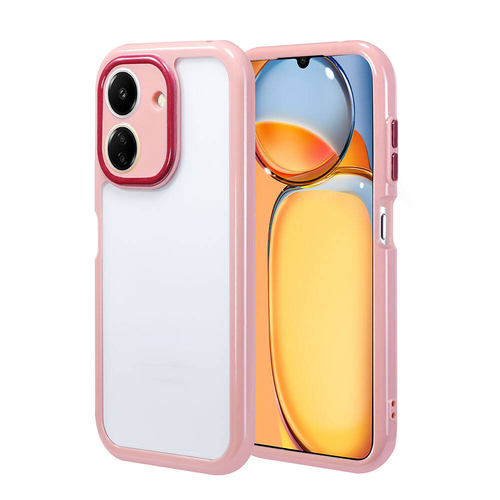 Xiaomi Poco C65 Case Camera Protection Colorful Edge and Frame Design Zore Vitamin Cover Green