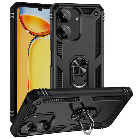 Xiaomi Poco C65 Case Zore Vega Cover Black