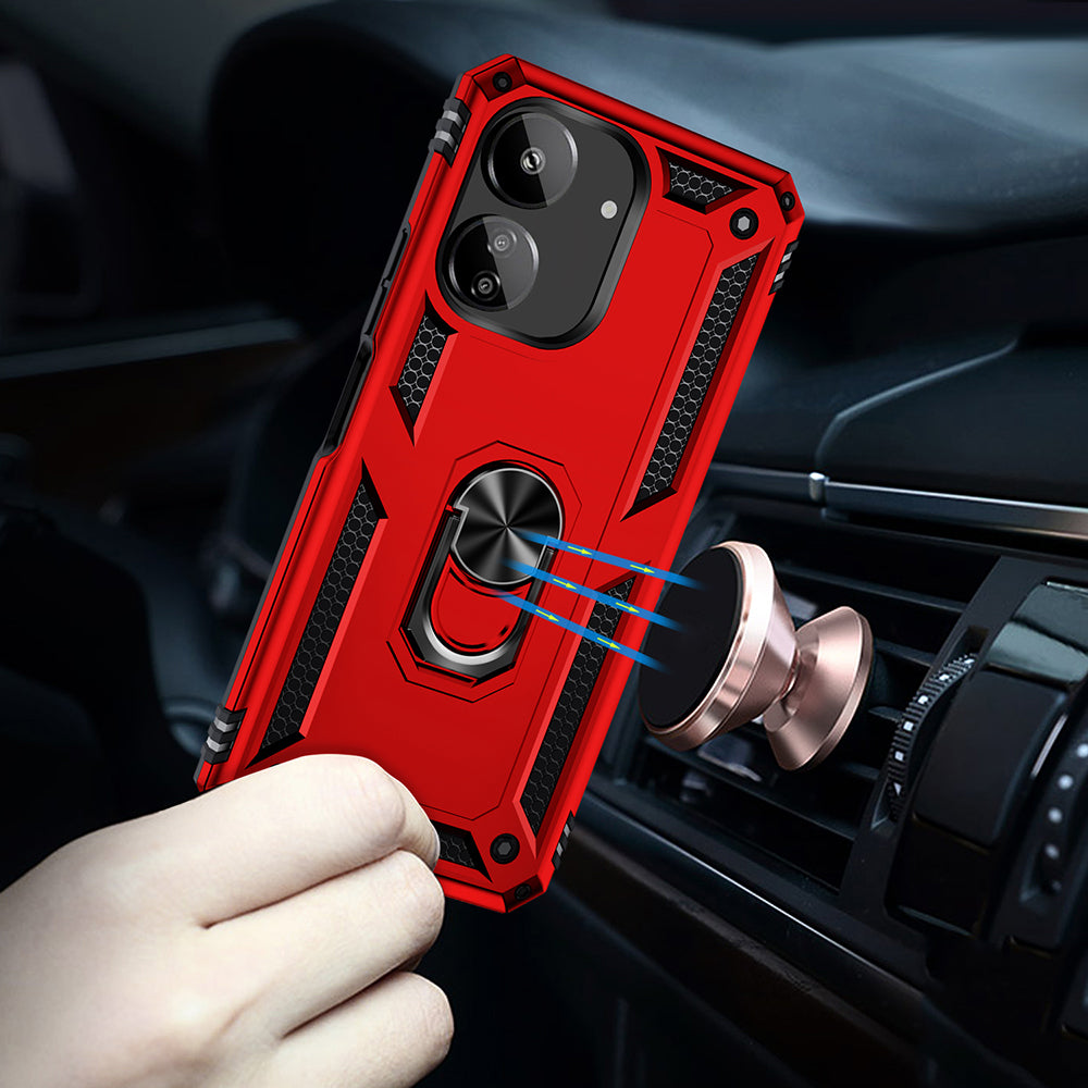 Xiaomi Poco C65 Case Zore Vega Cover Blue