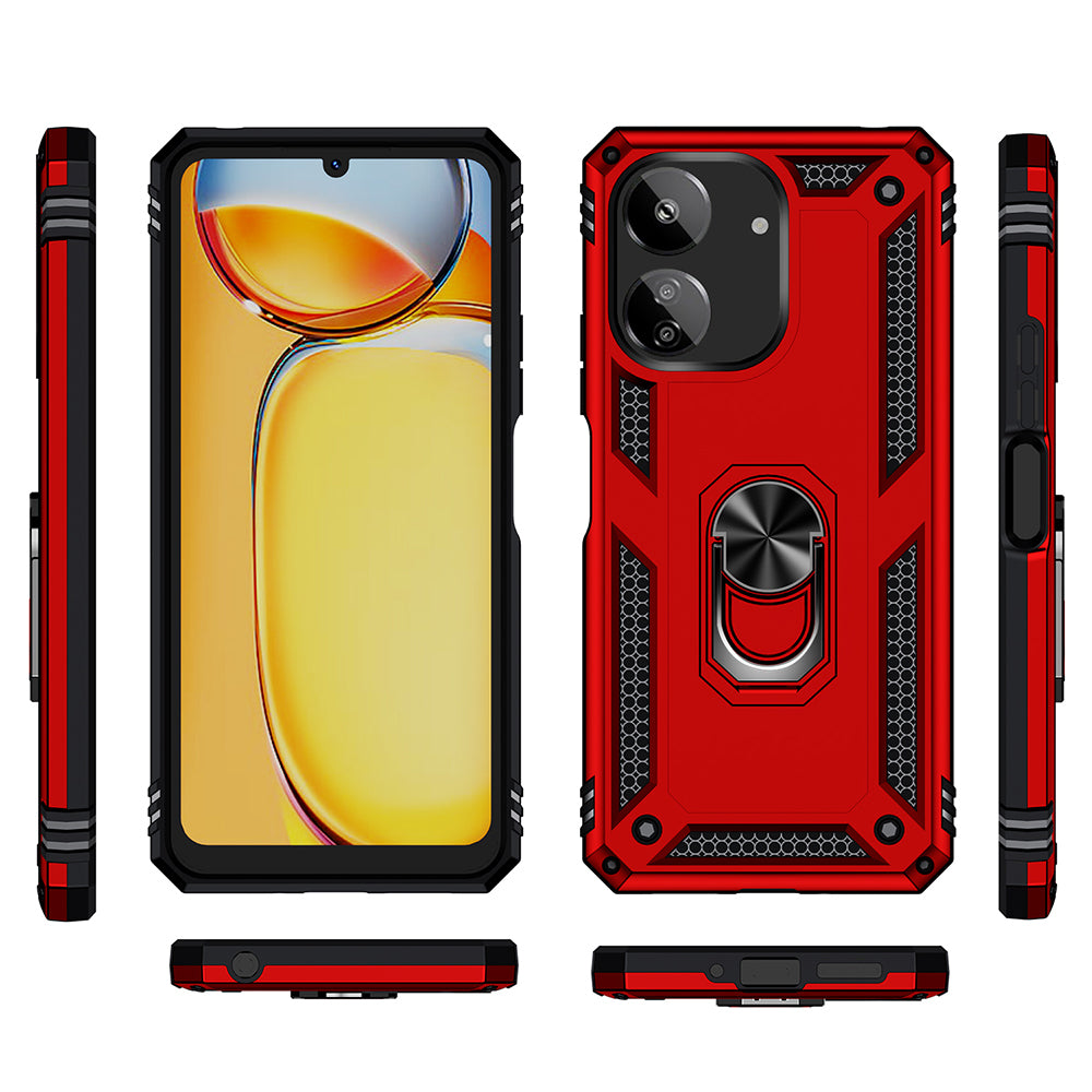 Xiaomi Poco C65 Case Zore Vega Cover Blue