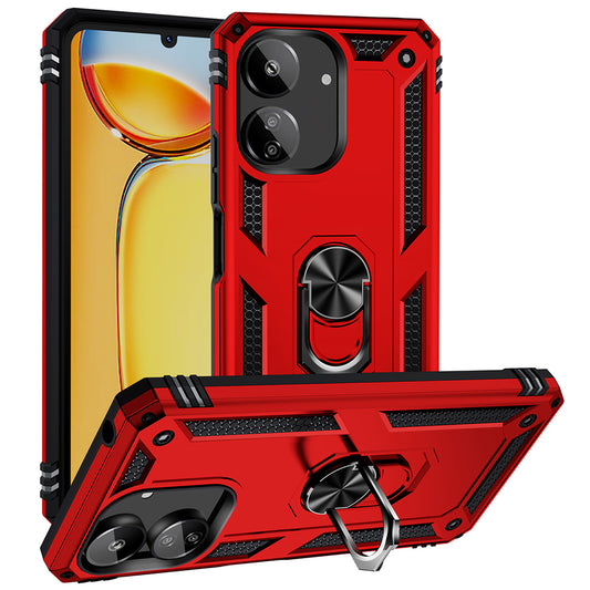 Xiaomi Poco C65 Case Zore Vega Cover Red