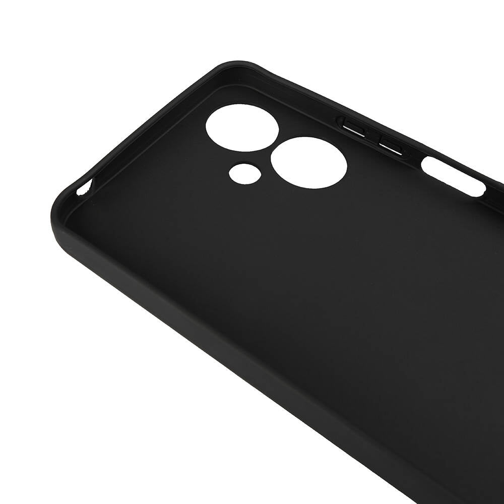 Xiaomi Poco M6 5G Case Zore Piping Silicone Black