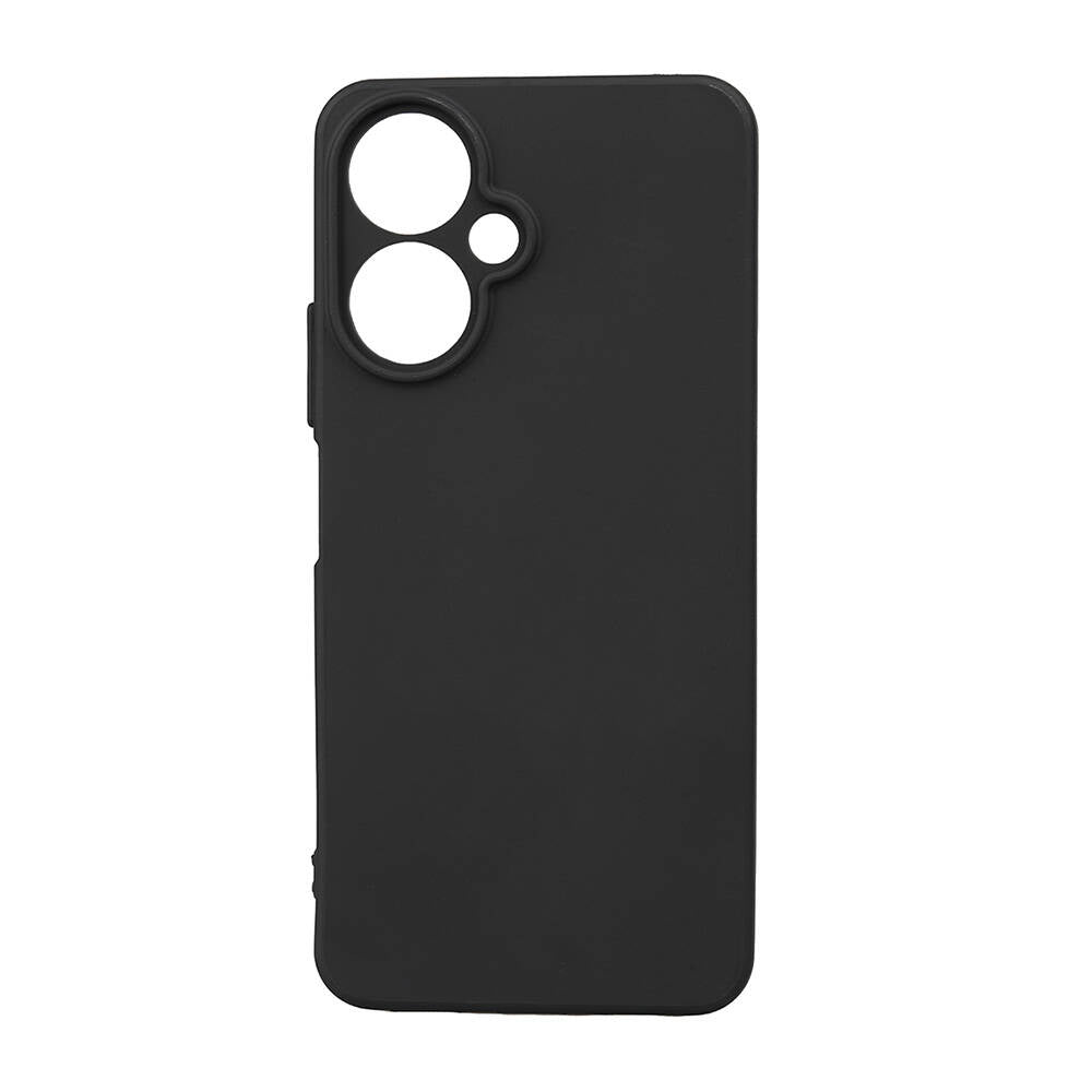 Xiaomi Poco M6 5G Case Zore Piping Silicone Black