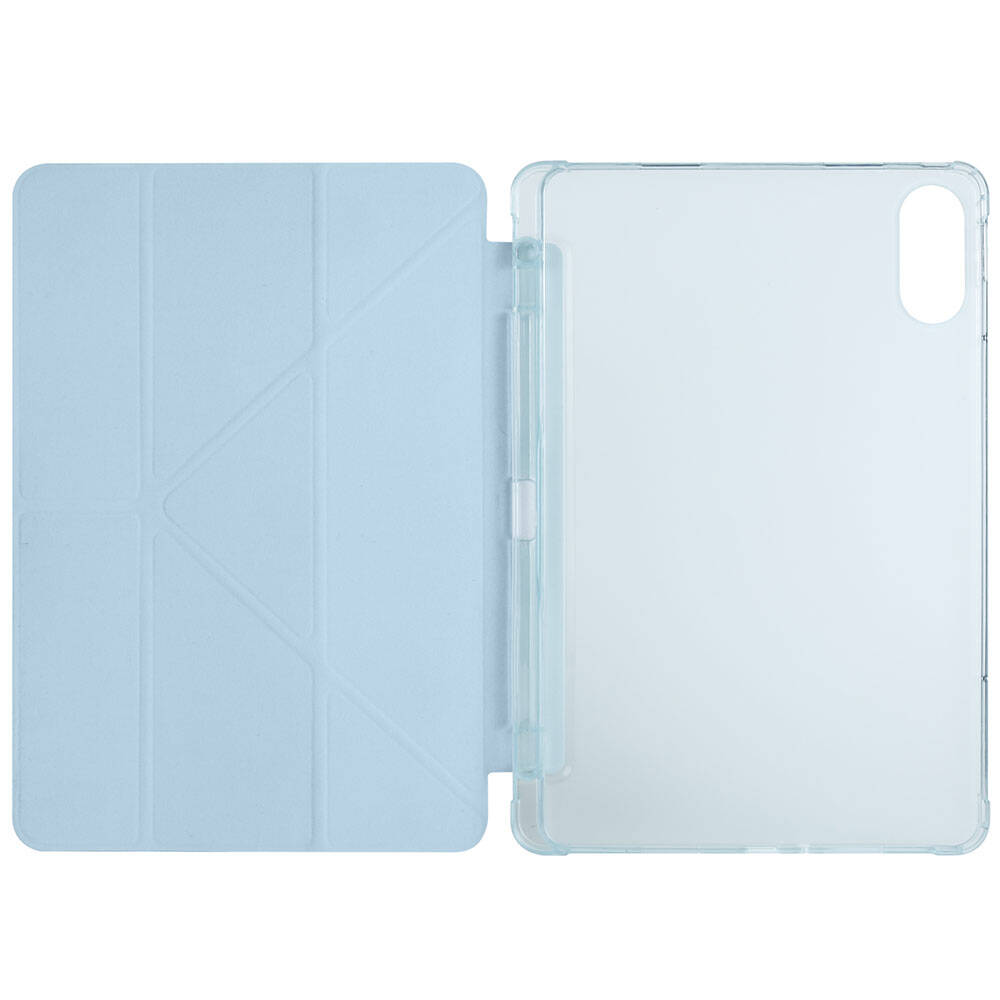 Xiaomi Poco Pad Kılıf Zore Tri Folding Kalem Bölmeli Standlı Kılıf Siyah