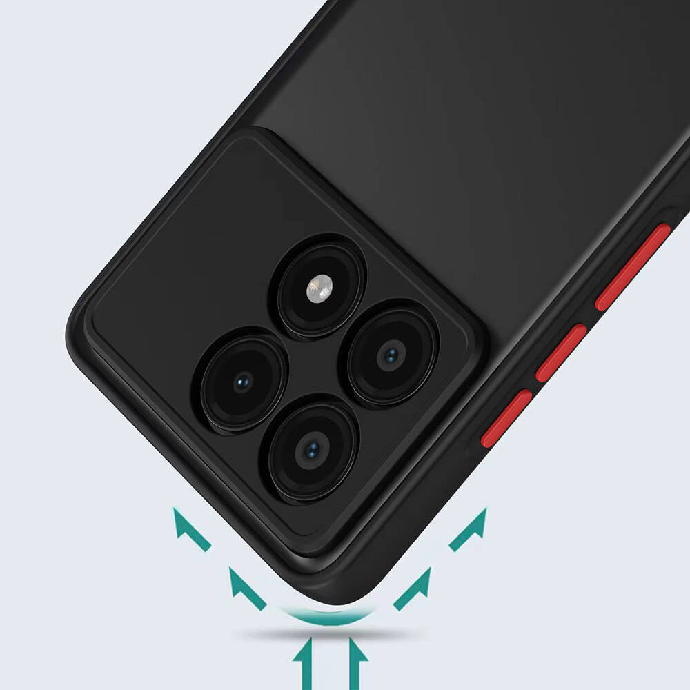 Xiaomi Poco X6 Pro Kılıf Zore Hux Kapak Lacivert