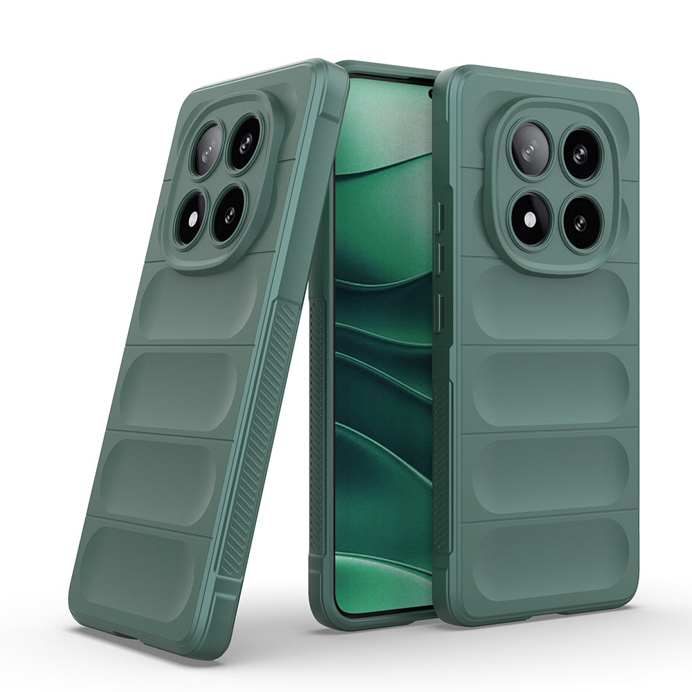 Xiaomi Poco X7 Case Flexible TPU Hollow Back Surface Design Zore Ethnic Silicone Cover Black