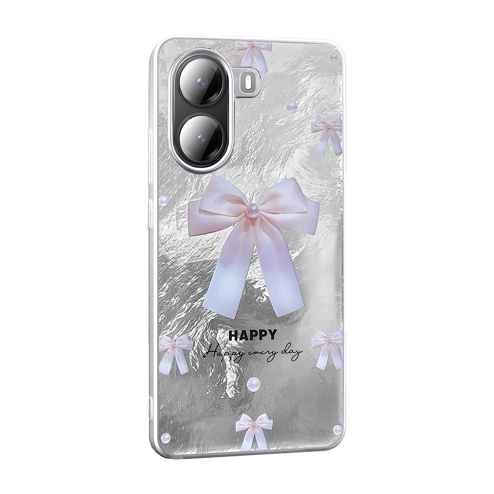Xiaomi Poco X7 Pro Case Patterned Zore Mep Cover Pearl Bow