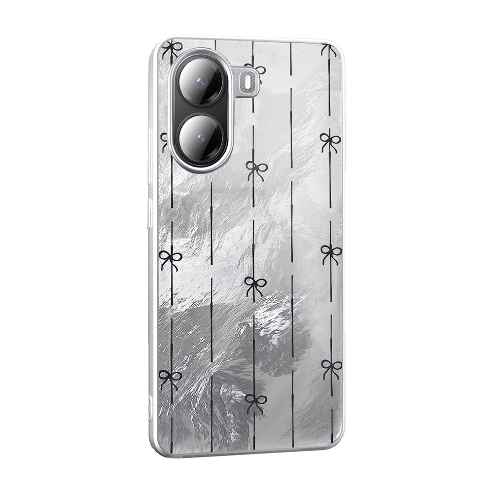 Xiaomi Poco X7 Pro Case Patterned Zore Mep Cover Gold Leopard