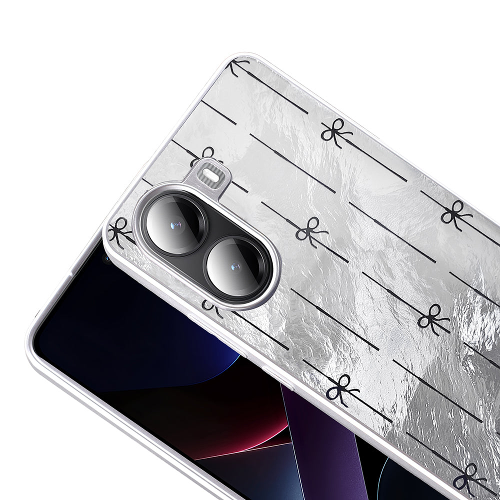 Xiaomi Poco X7 Pro Case Patterned Zore Mep Cover Pearl Bow