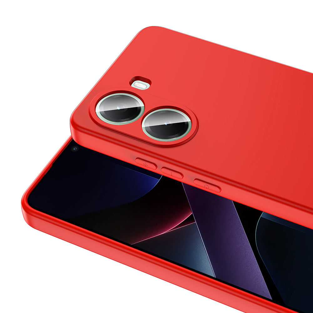 Xiaomi Poco X7 Pro Case Zore Mara Launch Cover Red