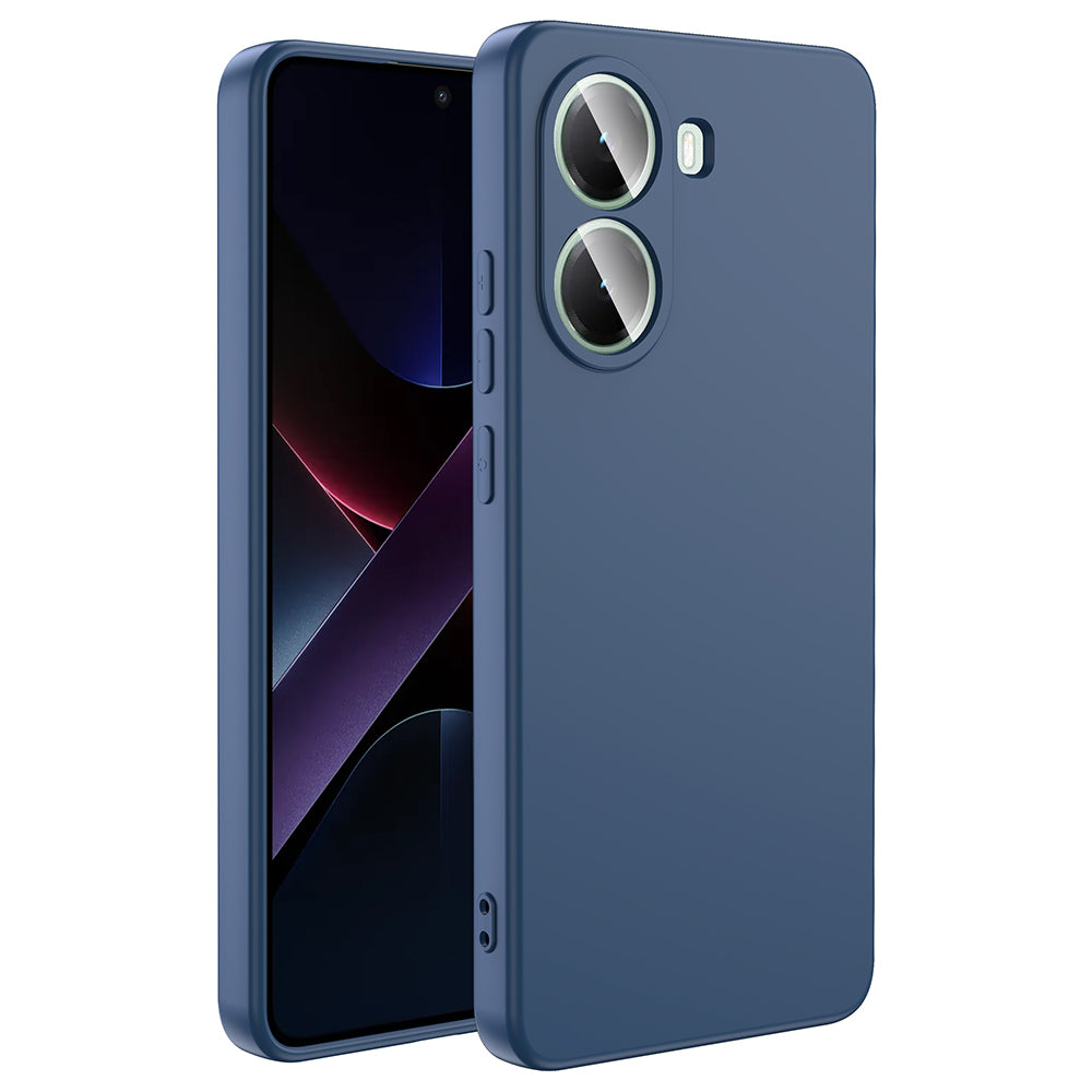 Xiaomi Poco X7 Pro Case Zore Mara Launch Cover Navy Blue