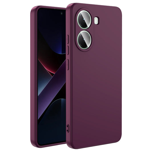 Xiaomi Poco X7 Pro Kılıf Zore Mara Lansman Kapak Koyu Mor