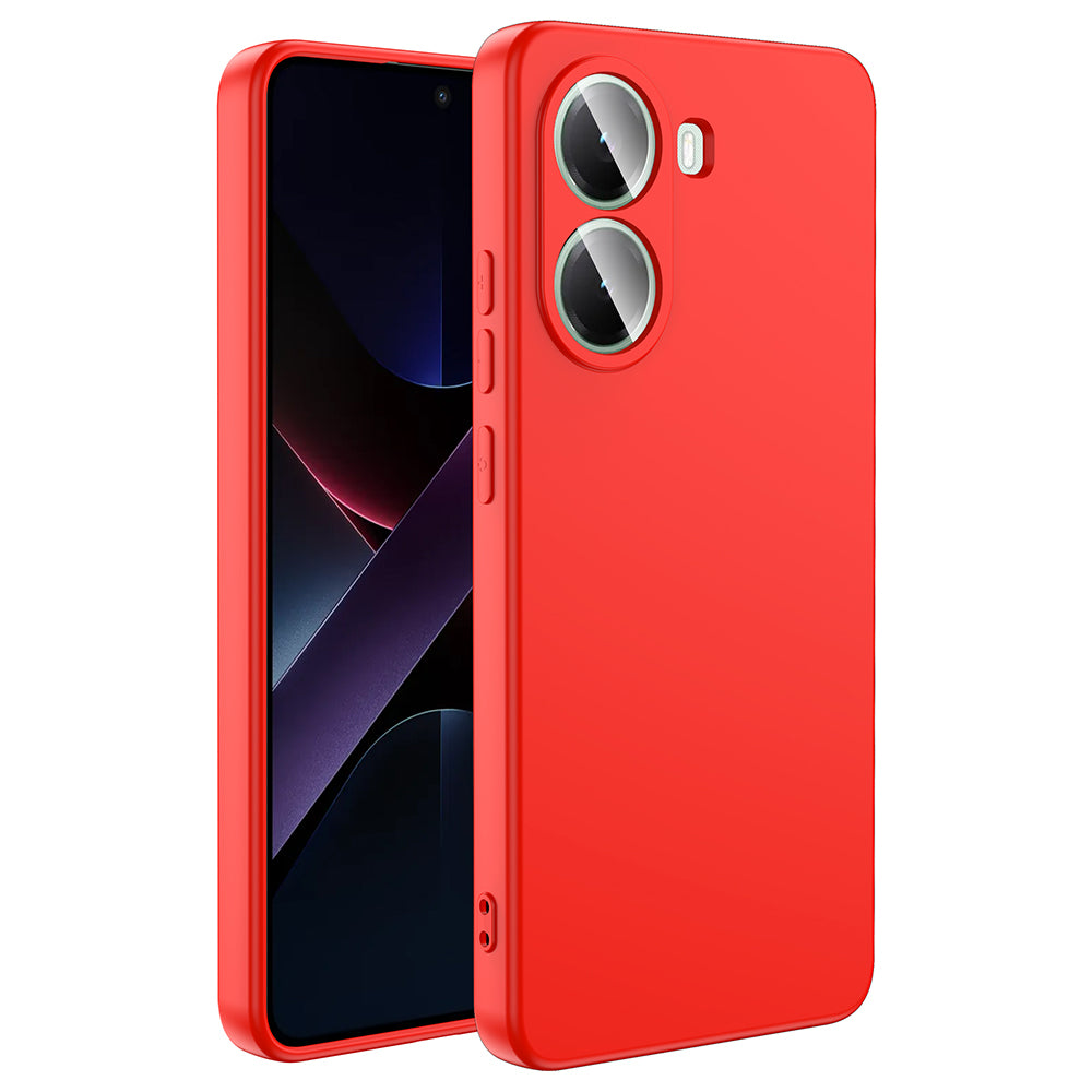 Xiaomi Poco X7 Pro Case Zore Mara Launch Cover Red