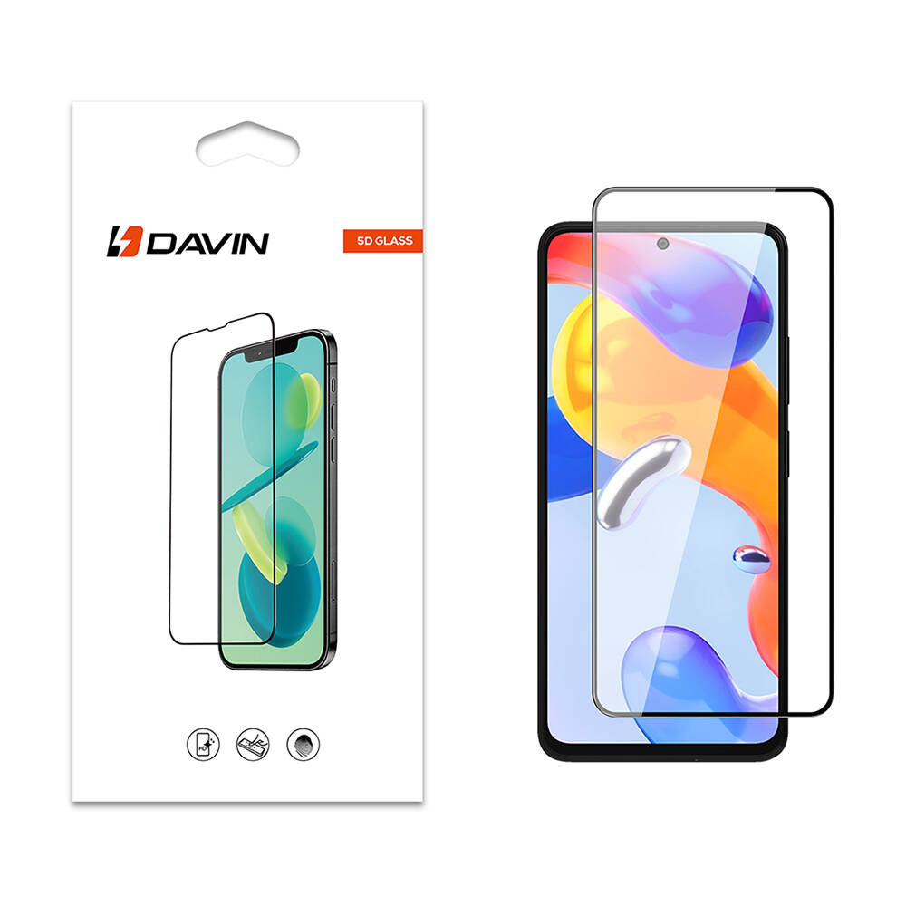 Xiaomi Redmi 11 Pro 5G Davin 5D Glass Screen Protector Black