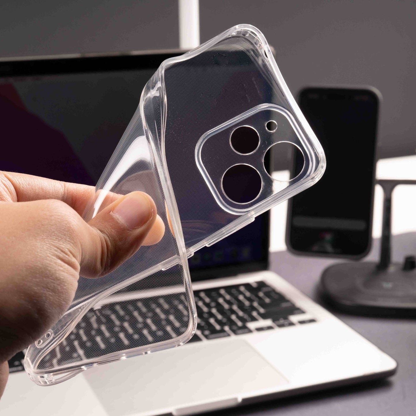 Xiaomi Redmi 12 4G Case Zore 2mm Anti Shock Silicone Transparent