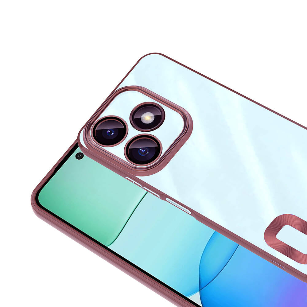 Xiaomi Redmi 13 4G Case Camera Protection Logo Showing Zore Omega Cover Lilac
