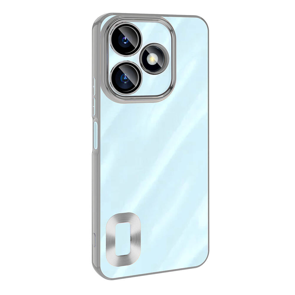 Xiaomi Redmi 13 4G Case Camera Protection Logo Showing Zore Omega Cover Rose Gold