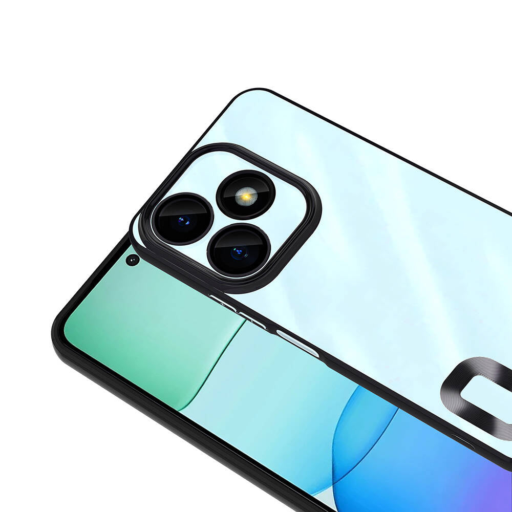 Xiaomi Redmi 13 4G Case Camera Protection Logo Showing Zore Omega Cover Sierra Blue