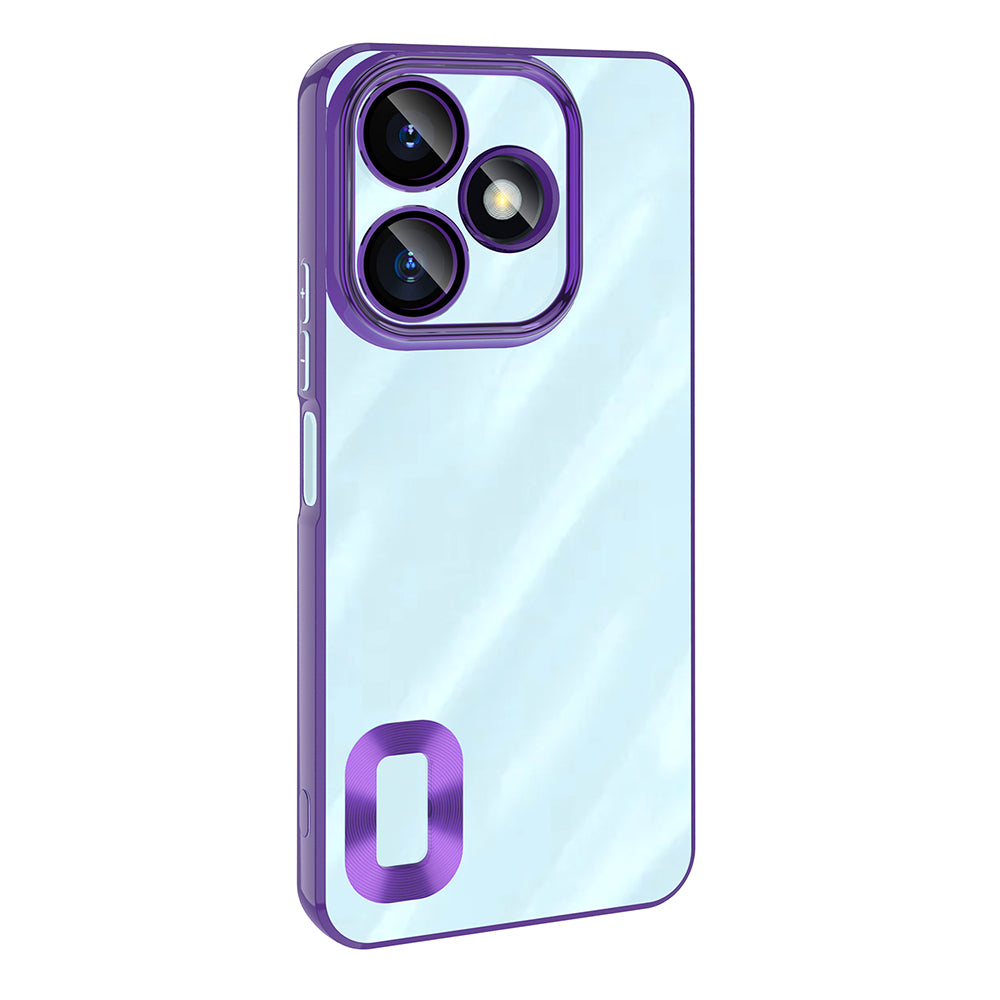Xiaomi Redmi 13 4G Case Camera Protection Logo Showing Zore Omega Cover Rose Gold