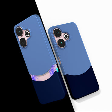 Xiaomi Redmi 13 4G Magnetic Case Zore Double Cover Navy Blue