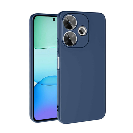 Xiaomi Redmi 13 4G Case Zore Mara Launch Cover Navy Blue