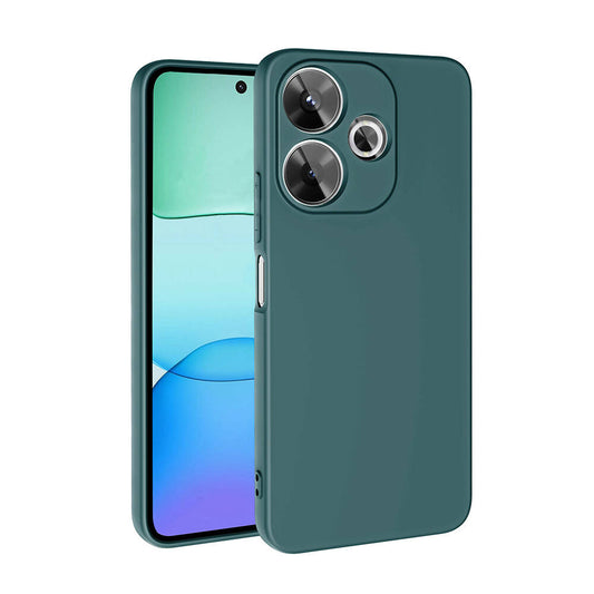 Xiaomi Redmi 13 4G Case Zore Mara Launch Cover Dark Green