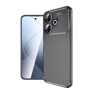 Xiaomi Redmi 13 4G Case Zore Negro Silicone Cover Black