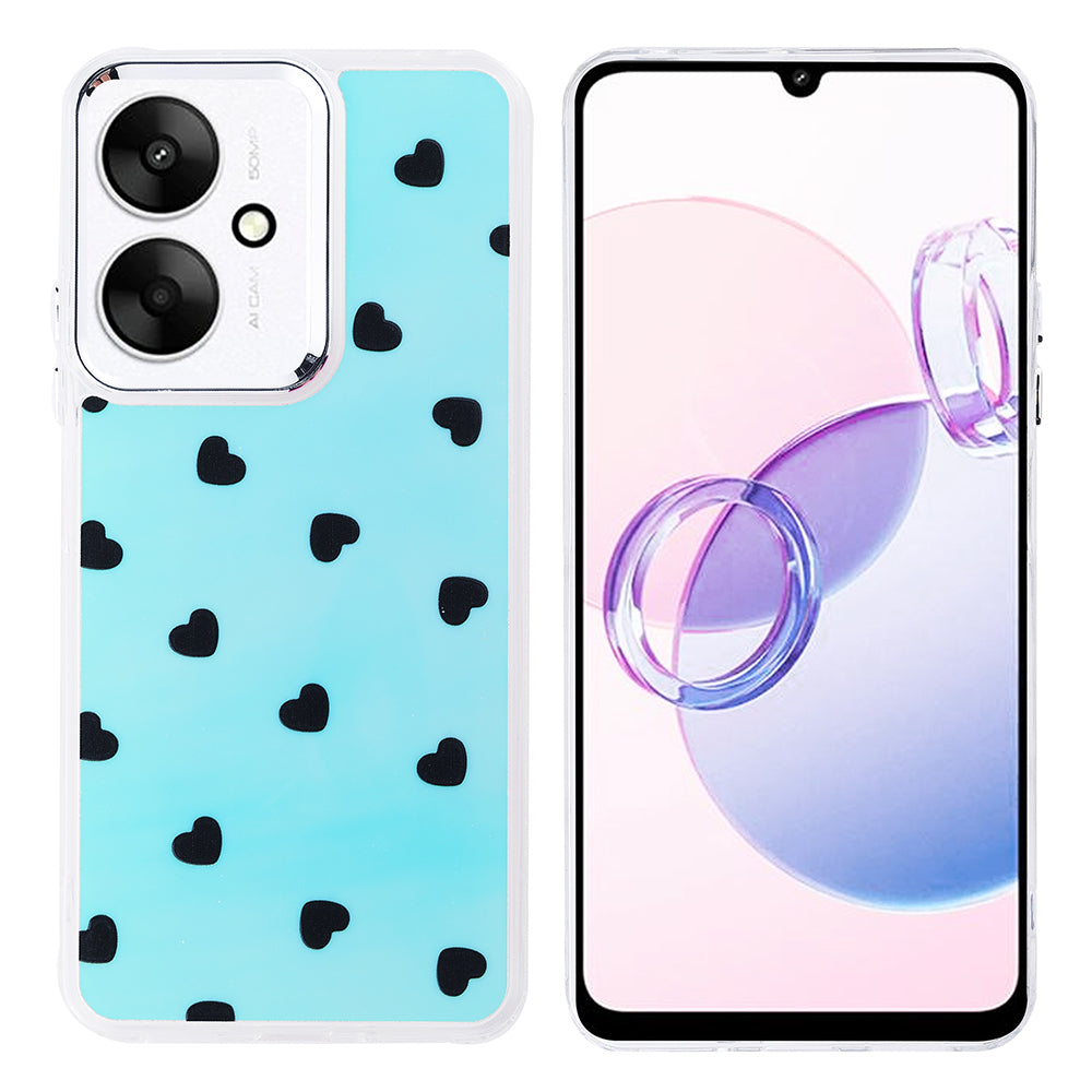 Xiaomi Redmi 13C Case Airbag Design Zore Hadra Cover Heart
