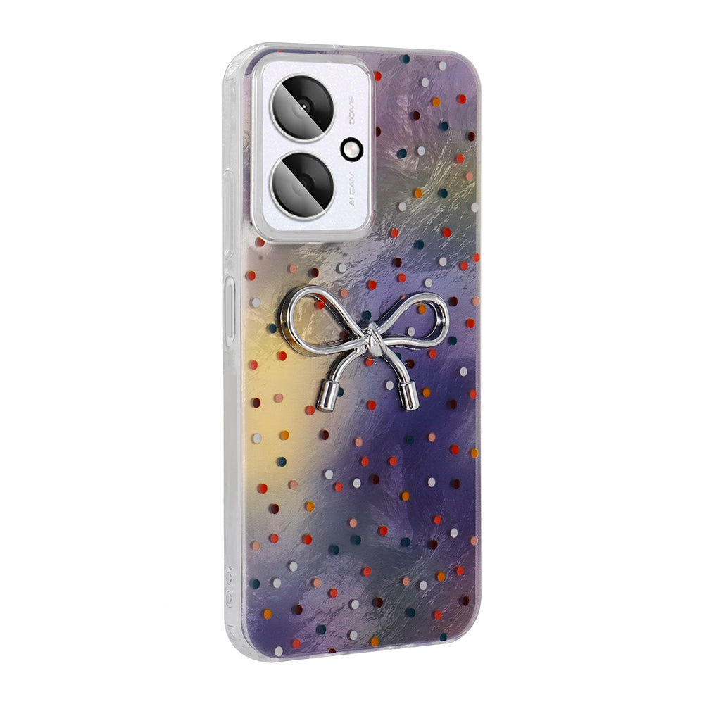 Xiaomi Redmi 13C Case Camera Protection Figured Zore Ponti Silicone Cover Light Blue