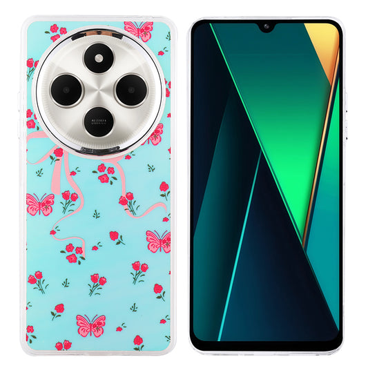 Xiaomi Redmi 14C 4G Kılıf Airbag Tasarımlı Zore Hadra Kapak Kelebek